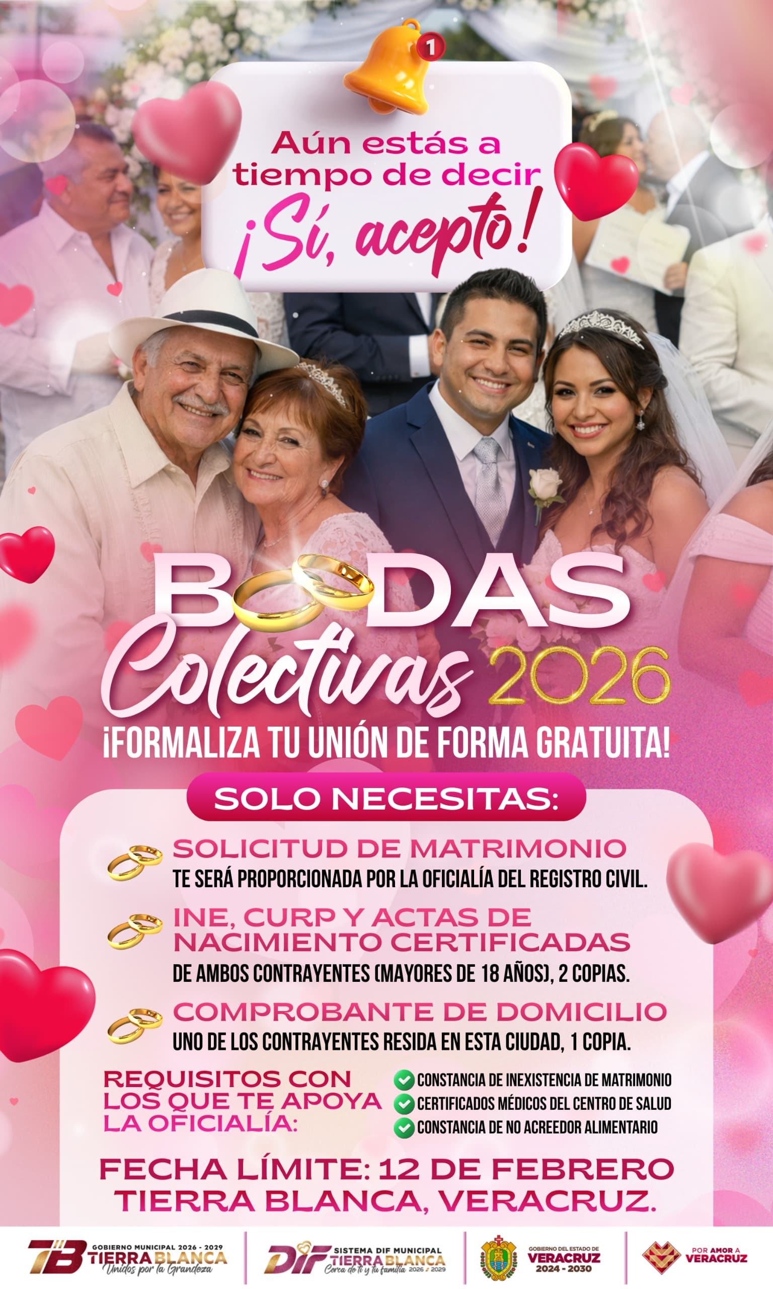 ¡Aún estás a tiempo de decir “Sí, acepto” este 14 de febrero!
